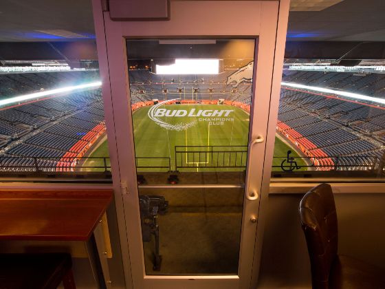 Bud Light Champions Club entrance into stands spotlight 560x420