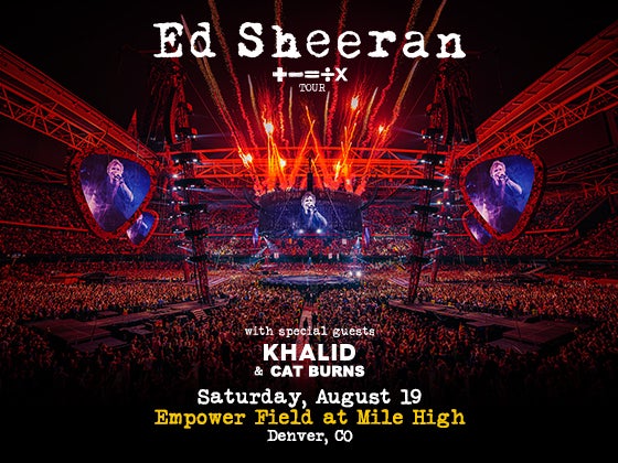 Ed Sheeran +–=÷x Tour | Empower Field at Mile High