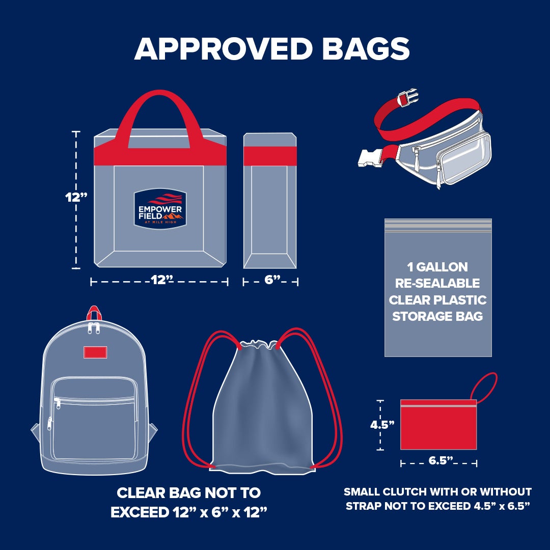 Clear Bag Policy - Approved Bags